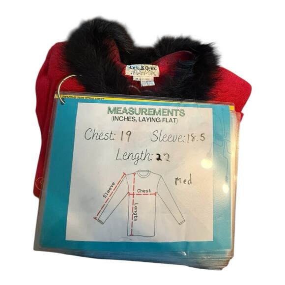 Vintage Y2K Jack B. Quick Sz M Whimsical Valentine Novelty Cardigan Sweater - Picture 16 of 16